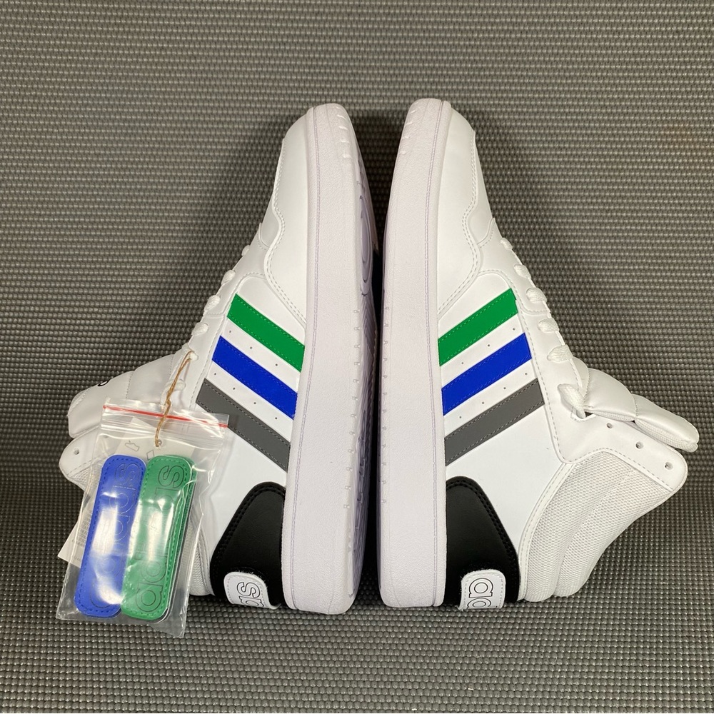🆕 Adidas Hoops 3.0 Mid Friendship Day Basketball Shoe Sneaker Men’s US 11 White - Picture 7 of 13